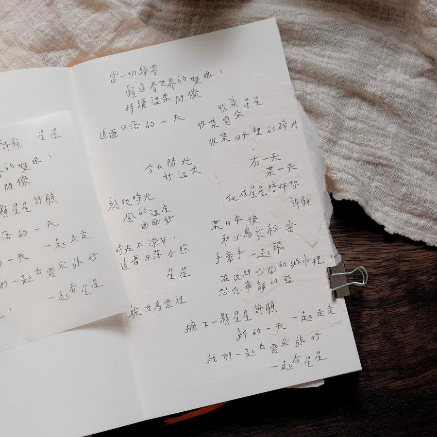 bighands Rub-On Transfer Sticker - 日子裡的文字 (Words in the everyday)