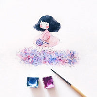 msbulat Rubber Stamp - I'm walkin' on posies /爱上自己的"束"度