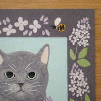 4legs Postcard - Cat #11 (Russian Blue)