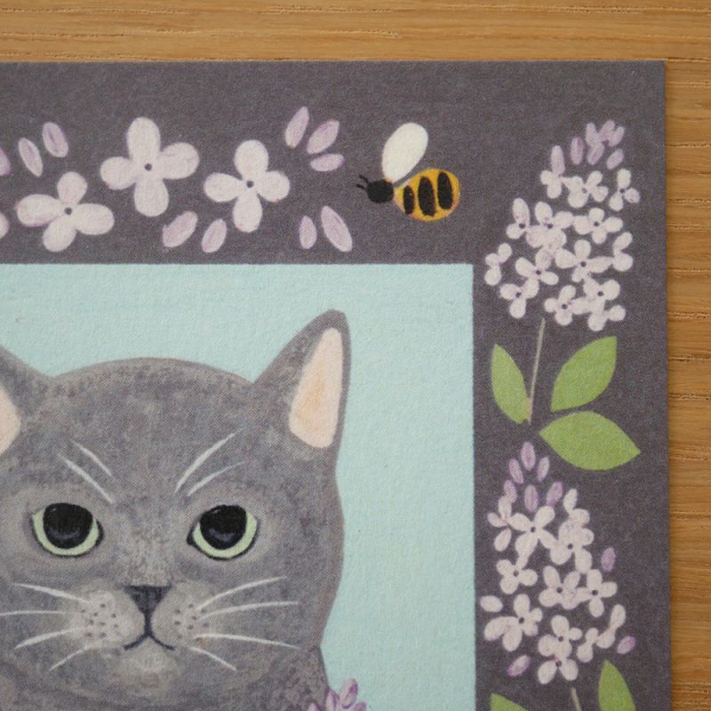 4legs Postcard - Cat #11 (Russian Blue)