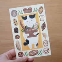 4legs Postcard - Cat #19 (Spotted Cat)