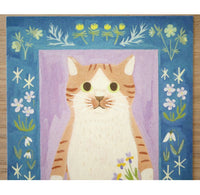 4legs Postcard - Cat #9 (Orange Tabby with White Socks)
