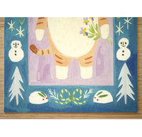 4legs Postcard - Cat #9 (Orange Tabby with White Socks)