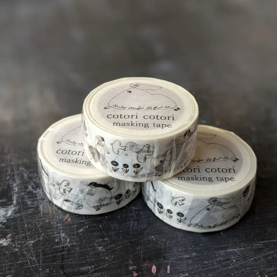 Cotori Cotori Washi Tape - Monochrome