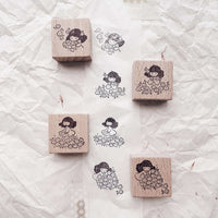 msbulat Rubber Stamp - I'm walkin' on posies /爱上自己的"束"度