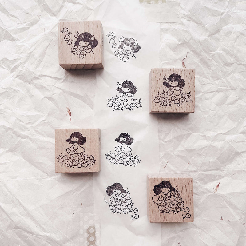 msbulat Rubber Stamp - Embrace every petal / 拥抱生活的每一瓣