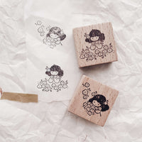 msbulat Rubber Stamp - Counting life's bouquets / “束"一"束"生活的美丽