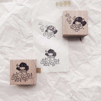 msbulat Rubber Stamp - Counting life's bouquets / “束"一"束"生活的美丽