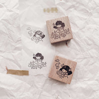 msbulat Rubber Stamp - Counting life's bouquets / “束"一"束"生活的美丽