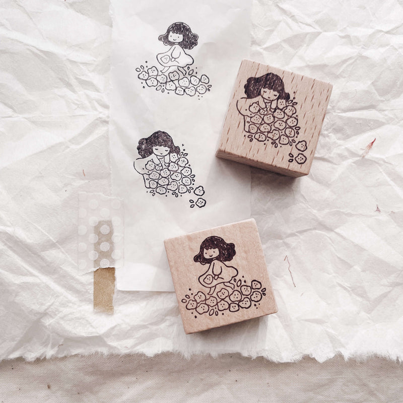 msbulat Rubber Stamp - Embrace every petal / 拥抱生活的每一瓣