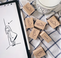 msbulat Rubber Stamp - Ahhh... //啊…