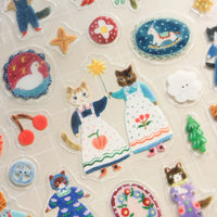 Aiko Fukawa Stickers - Cats and Buttons