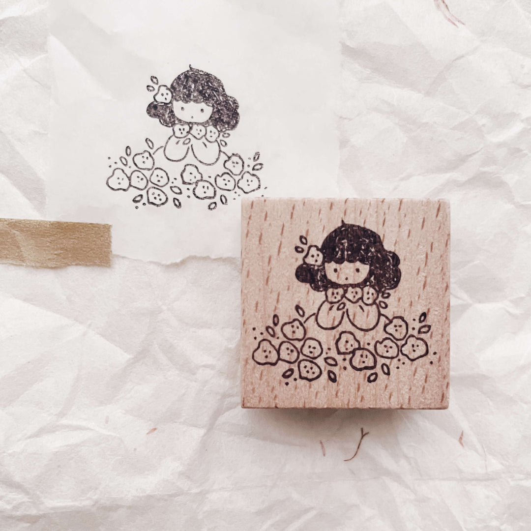 msbulat Rubber Stamp - Blossom your own way / 自由地绽放吧