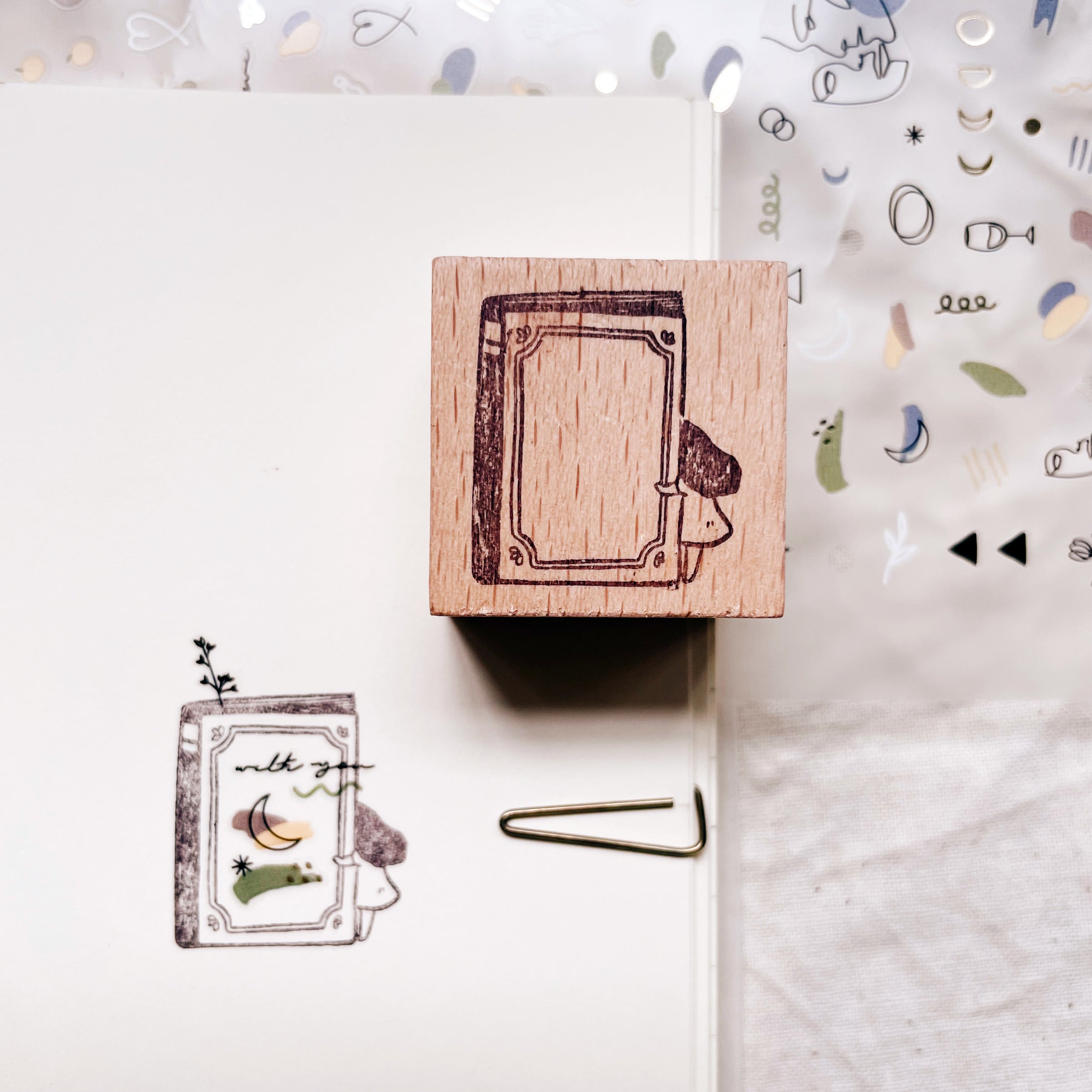 msbulat Rubber Stamp - Booked me some joy / 快乐好"书"爽