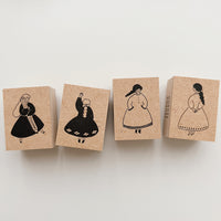 Cotori Cotori Rubber Stamp - Adorable Girls H