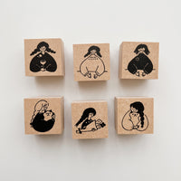 Cotori Cotori Rubber Stamp - Adorable Girls