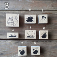 Cotori Cotori Rubber Stamp - Adorable Girls B