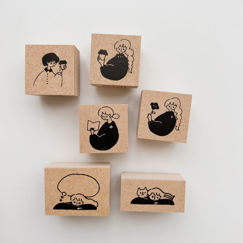 Cotori Cotori Rubber Stamp - Adorable Girls B