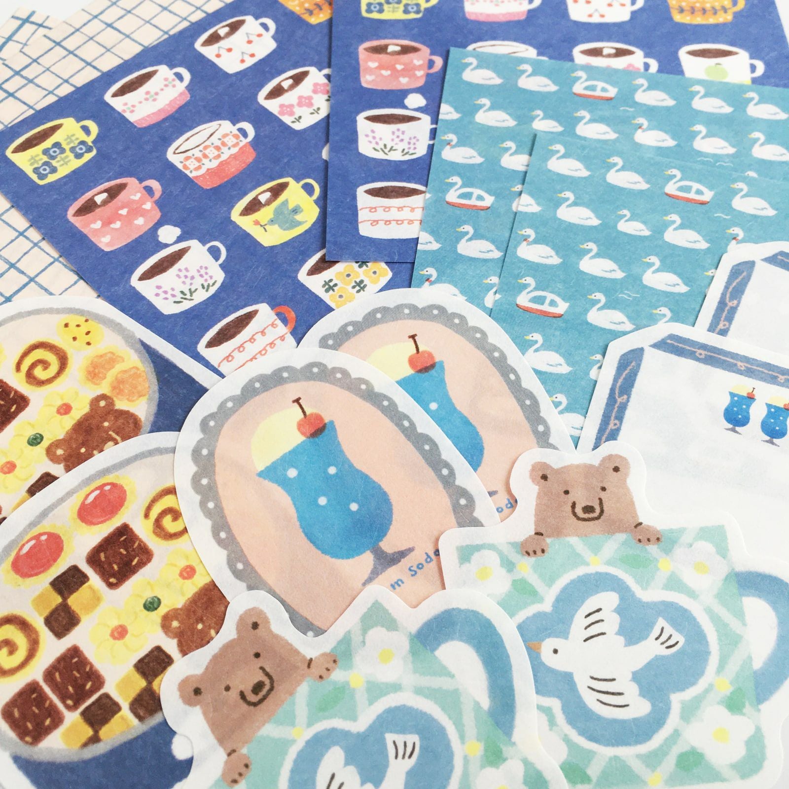 Furukawashiko Paper Set - My Perfect Day - Blue