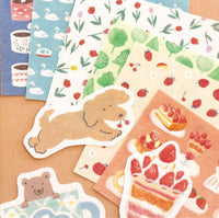 Furukawashiko Paper Set - My Perfect Day - Red