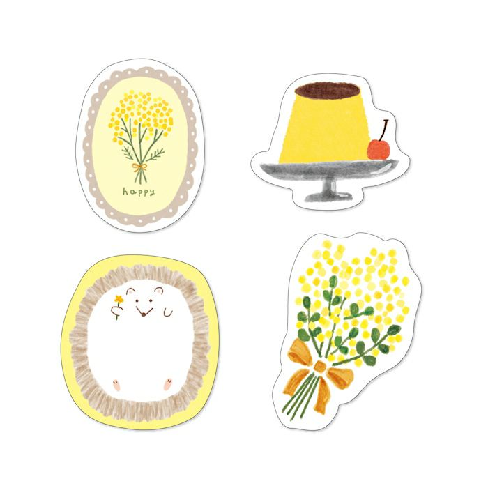 Furukawashiko Paper Set - My Perfect Day - Yellow