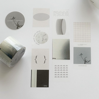 NYRET Washi Tape - E - Monochrome