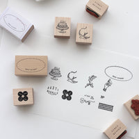 NYRET Rubber Stamps - Postcard Series