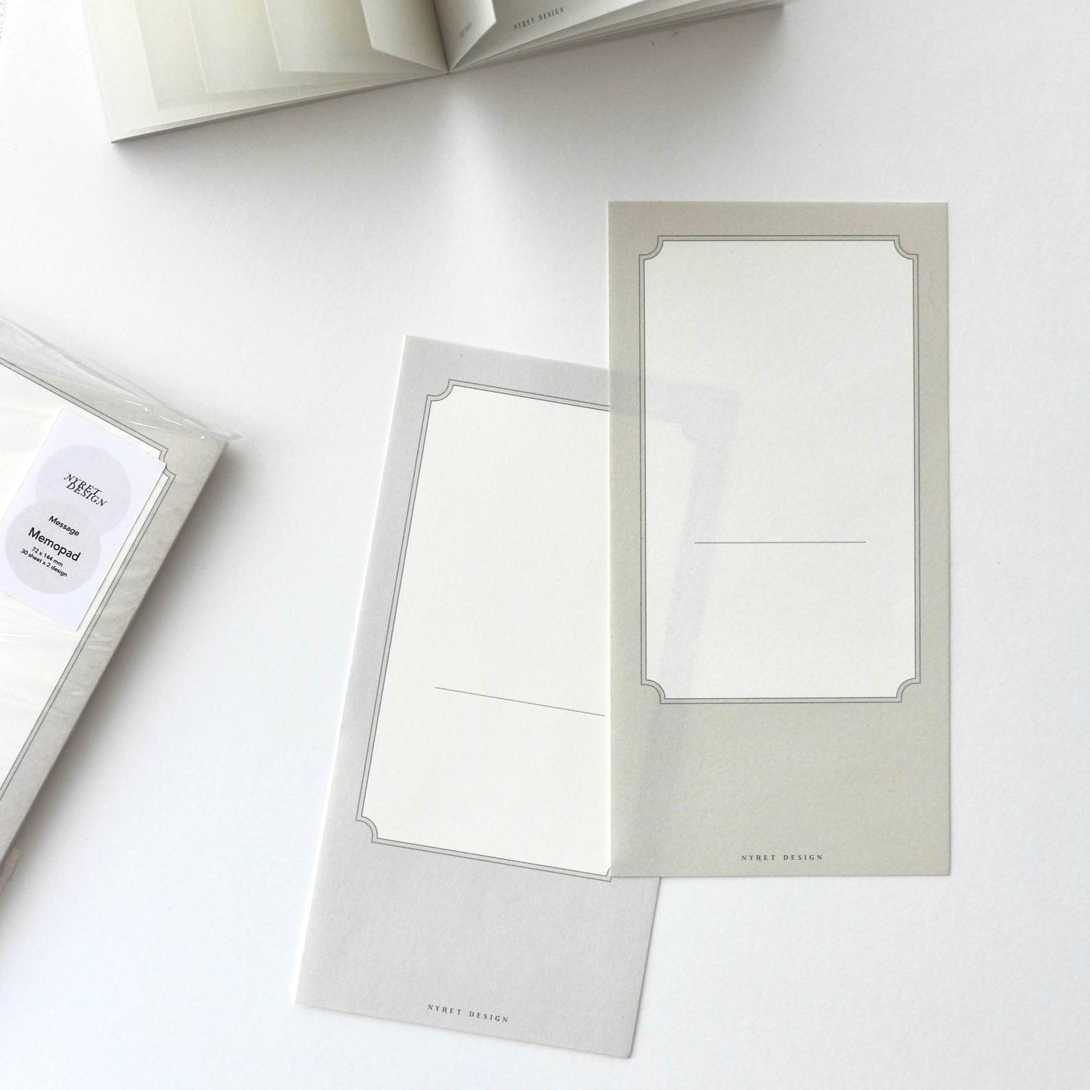 NYRET Memo Pads - Frame / Notes