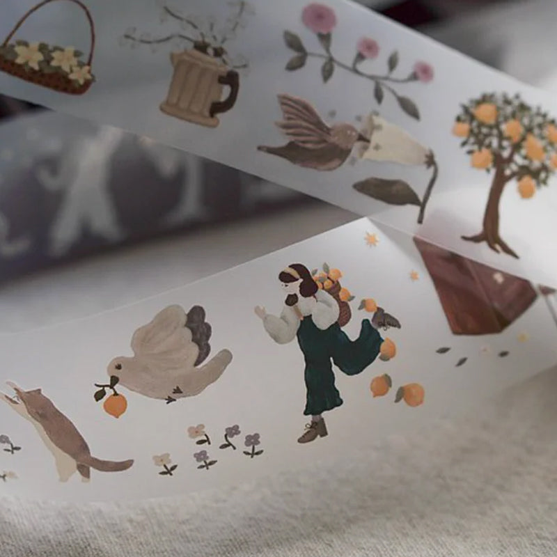 Ivy Snow PET Tape - Lemon Tree