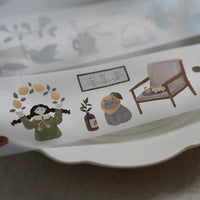 Ivy Snow PET Tape - Lemon Tree