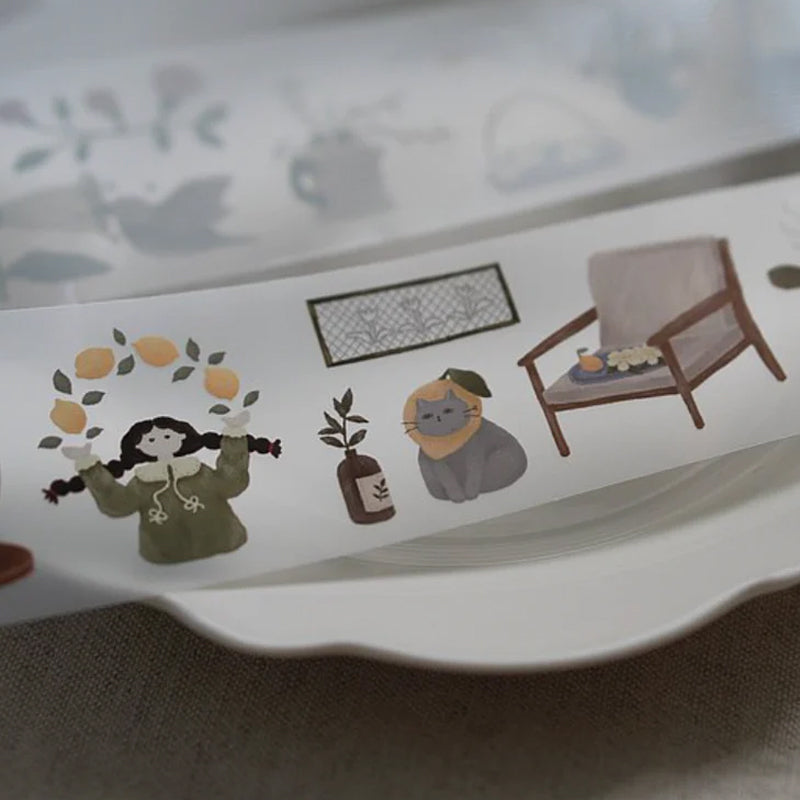 Ivy Snow PET Tape - Lemon Tree