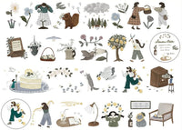 Ivy Snow PET Tape - Lemon Tree