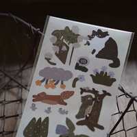 Ivy Snow Sticker - Green Forest Life