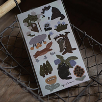 Ivy Snow Sticker - Green Forest Life