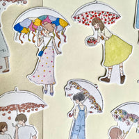 msbulat Sticker Pack - Joyful umbrellas / 伞伞乐园