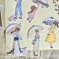 msbulat Sticker Pack - Joyful umbrellas / 伞伞乐园
