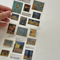 Kamio Adult Picture Book Stickers - Van Gogh
