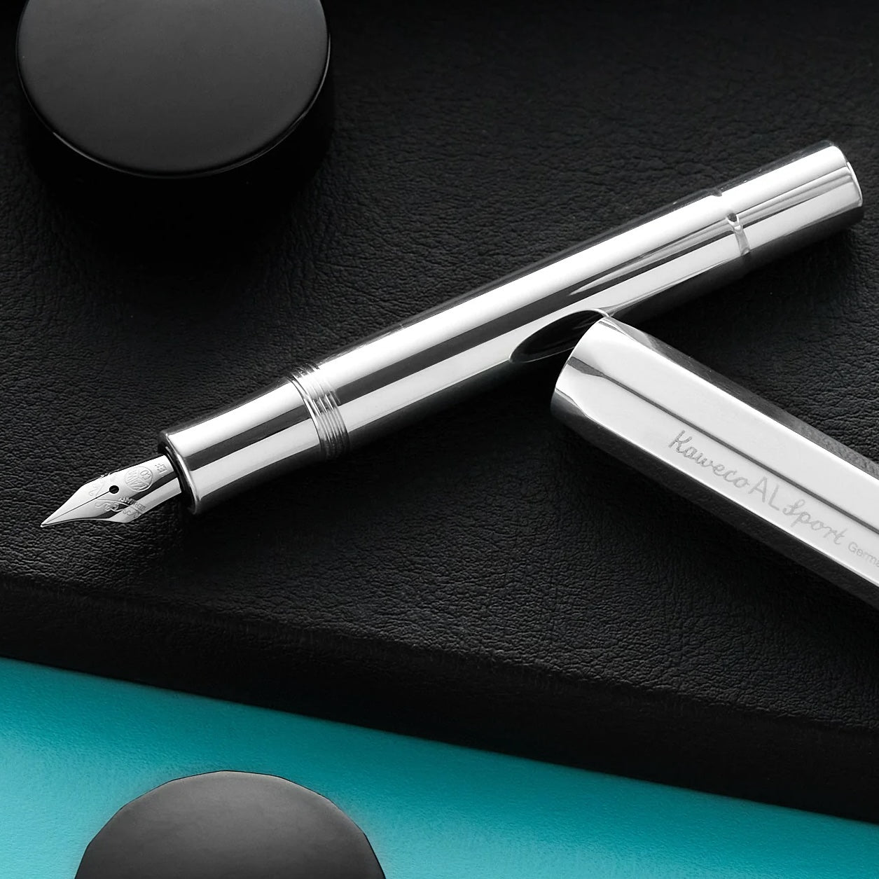 Kaweco AL SPORT Fountain Pen - Raw Aluminium