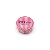 MT Deco Washi Tape - Delicate Checkered Pink