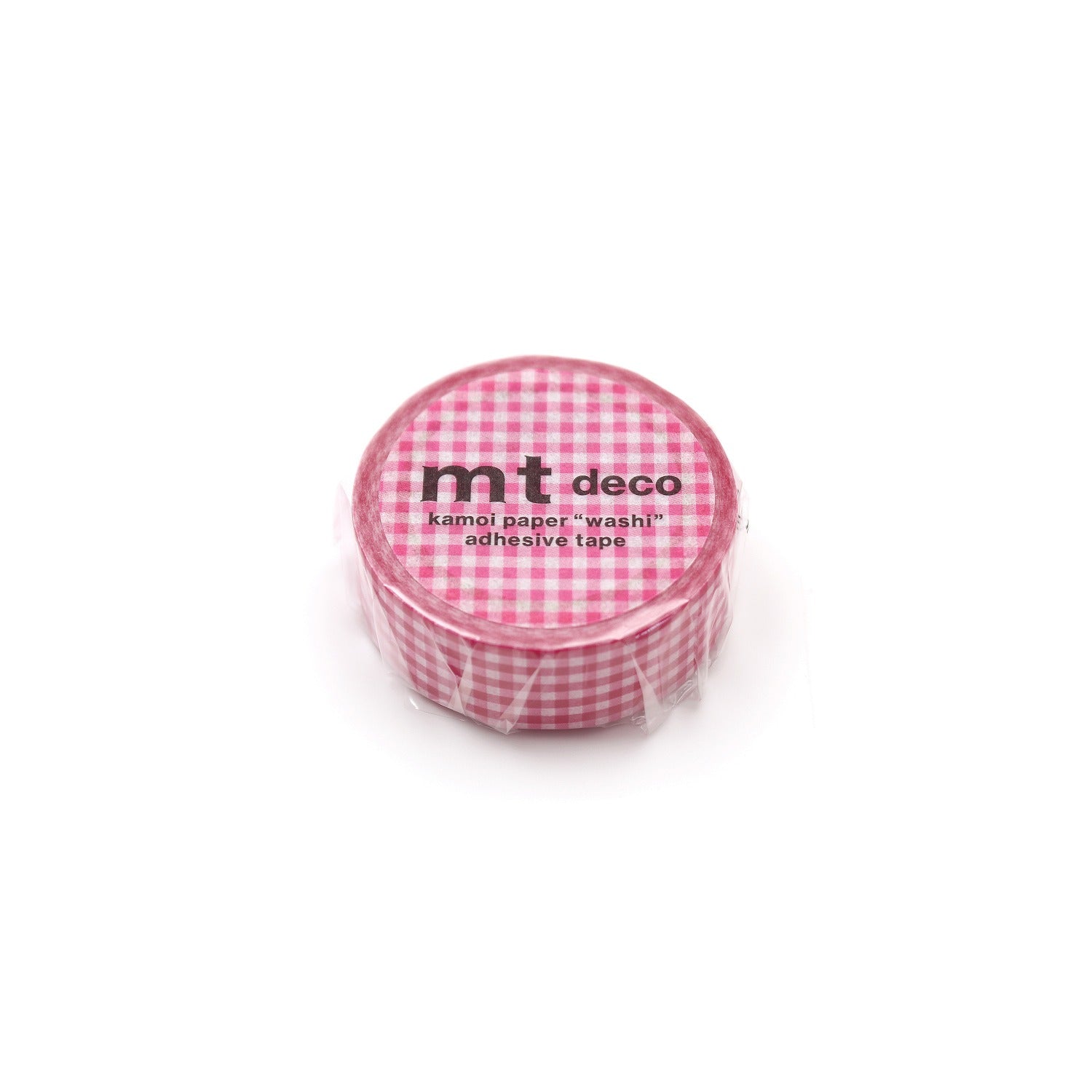 MT Deco Washi Tape - Delicate Checkered Pink