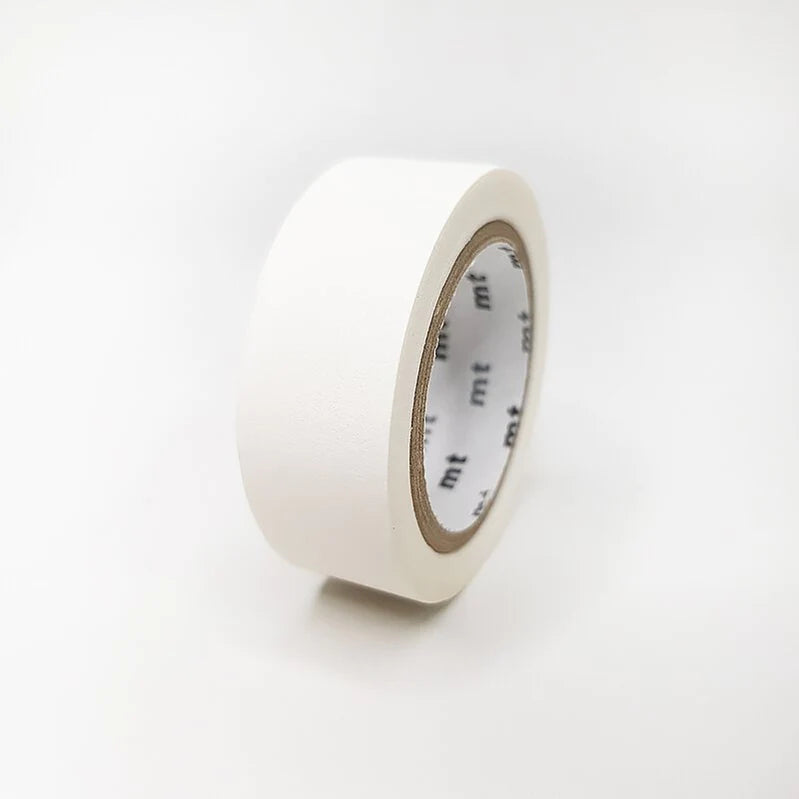 MT Basic Washi Tape - MT01P208R matte white