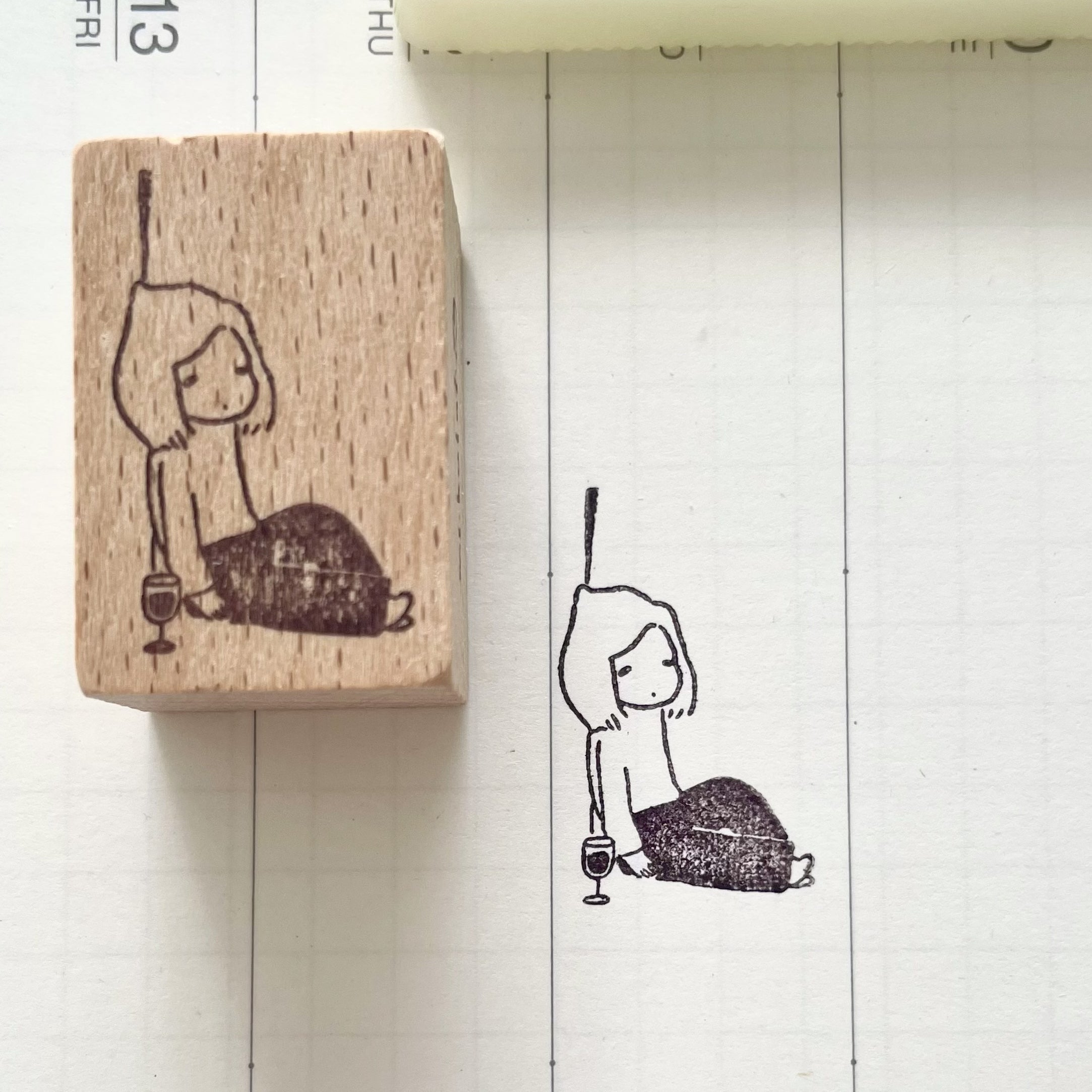 msbulat Rubber Stamp - Me, myself & I / 与自己为伴