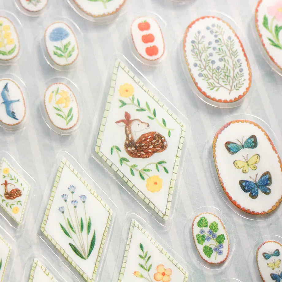 Midori Asano Stickers - Birds Song x Deer Dream