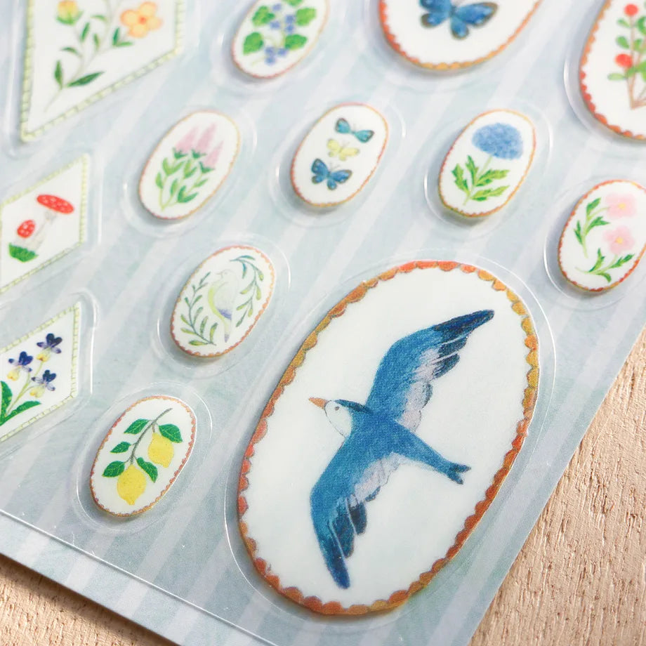 Midori Asano Stickers - Birds Song x Deer Dream