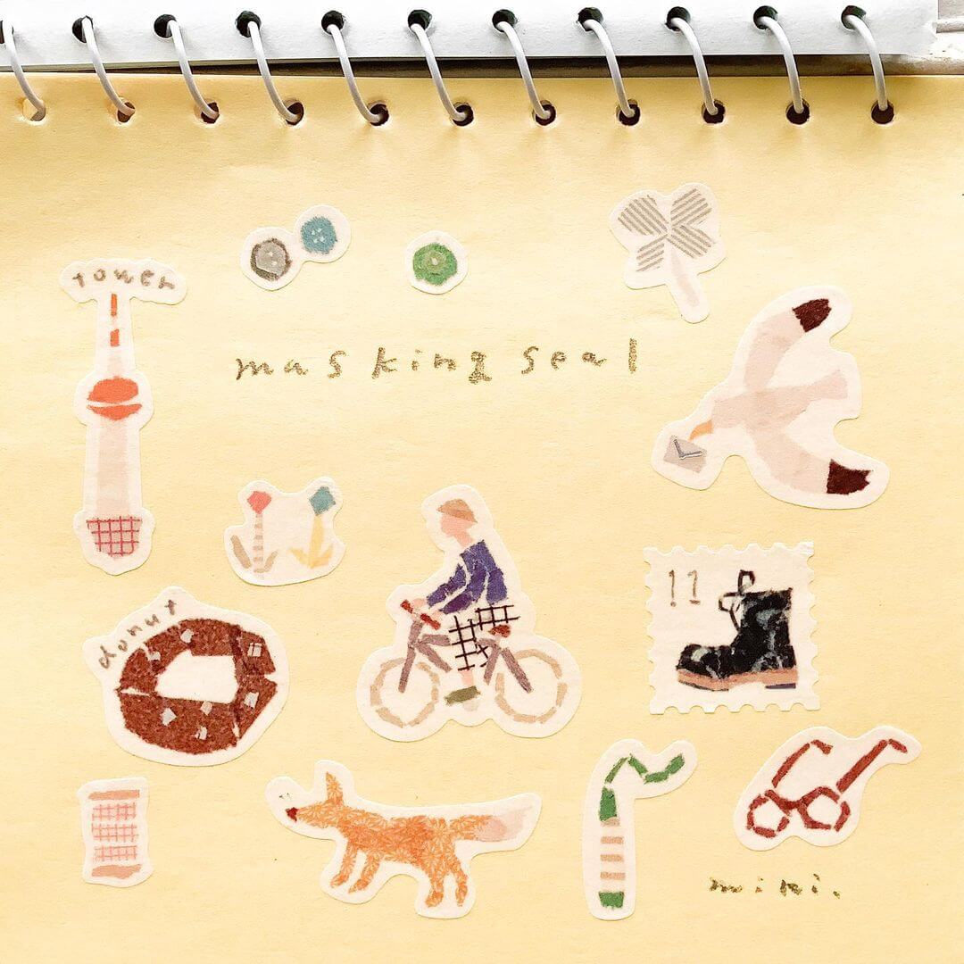 Miki Tamura Washi Sticker - Summer