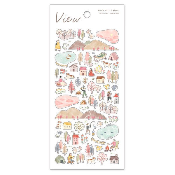 Mind Wave View Sticker - 4pm