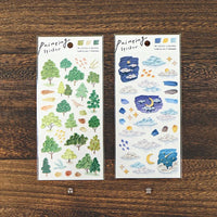 Mind Wave Painting Sticker - Clouds