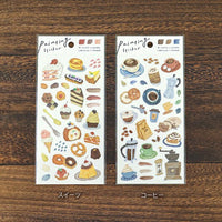 Mind Wave Painting Sticker - Coffee