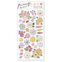 Mind Wave Painting Sticker - Pink Flower