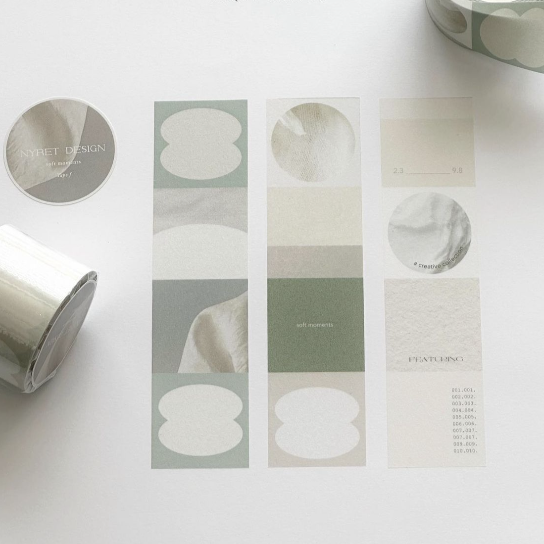 NYRET Washi Tape - F - Soft Moments